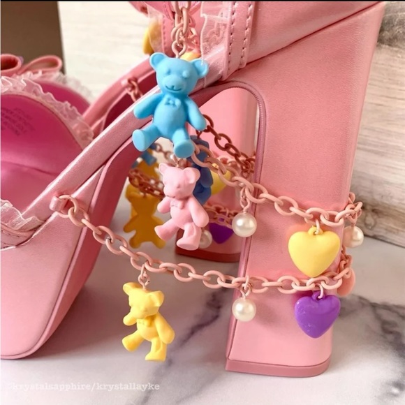 Dollskill Sugar Thrillz Sweet Loving Revelation Platform Heels Pastel Kawaii - Picture 10 of 11